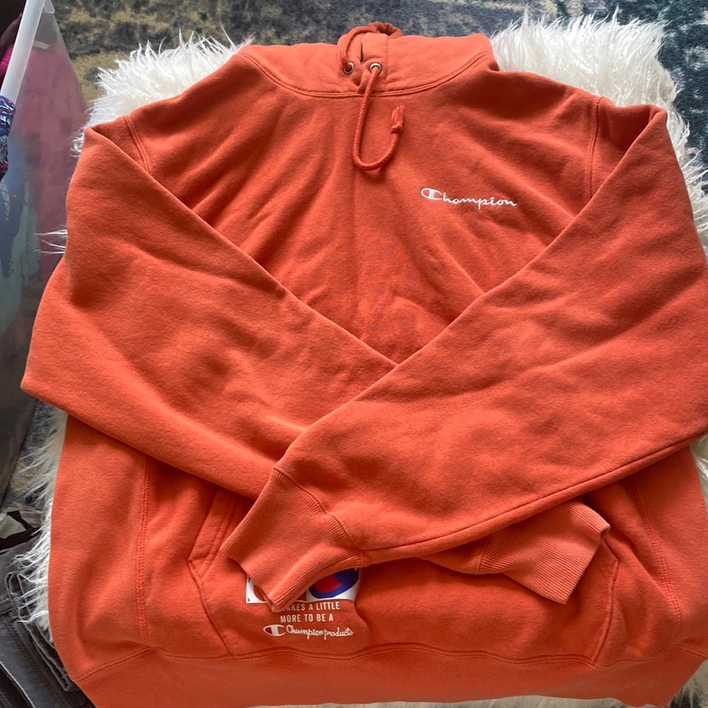 Orange Champion Hoodie